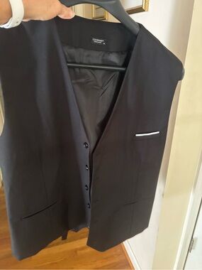 Men’s black formal vest by Goofandy, XL
